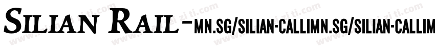Silian Rail字体转换